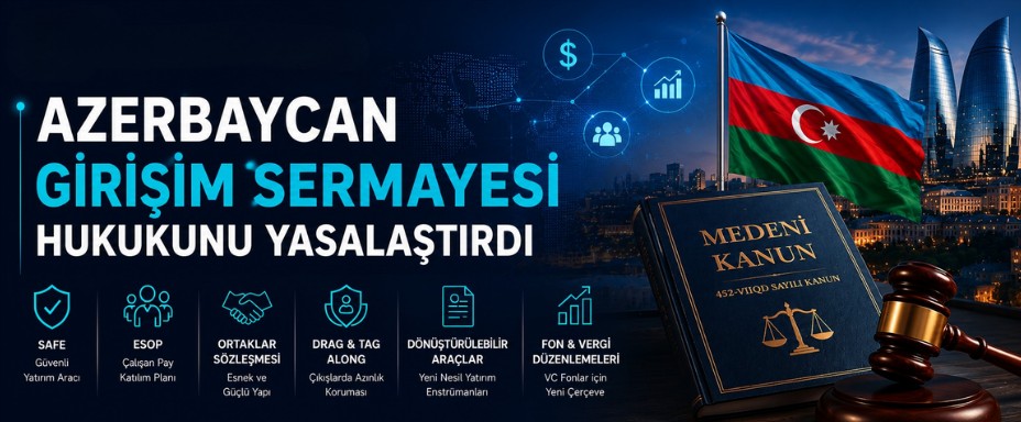 Azerbaycan girişim sermayesi hukukunu yasalaştırdı: SAFE, ESOP ve ortaklar sözleşmesi Medeni Kanun'a girdi